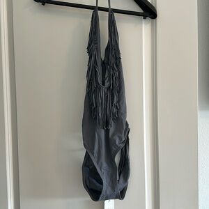NWT- L Space fringe one piece size M.
